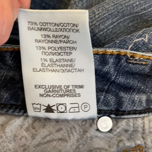 Silver Tuesday Skinny Jeans medium wash mid-rise cotton stretch 5 pocket Size 28 - Picture 10 of 12